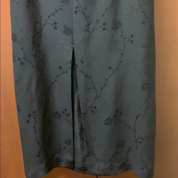 Escadablack long silk skirt